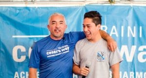 Cesar Millan with his son Andre